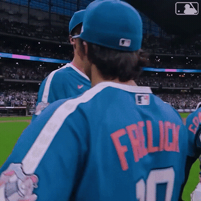 Baseball Player In Blue Jersey Frelick GIF