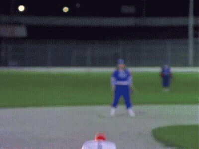 Baseball Player In Blue Uniform GIF