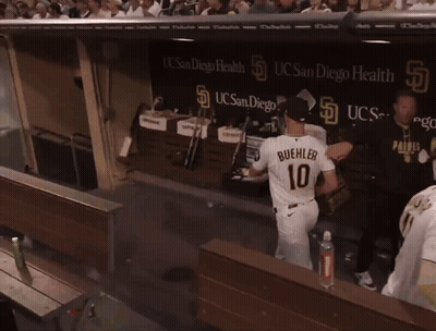 Baseball Player In Buehler 10 Jersey GIF