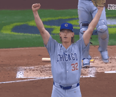 Baseball Player In Chicago Jersey Number 32 GIF