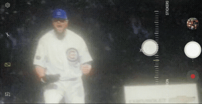Baseball Player In Cubs Jersey GIF
