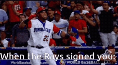 Baseball Player In Dominican Jersey GIF
