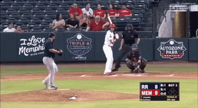 Baseball Player In Green Jersey Number 44 GIF