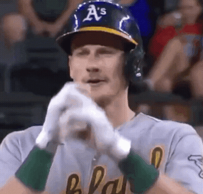 Baseball Player In Hat And Gloves In Front Of Crowd GIF