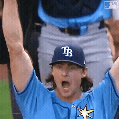 Baseball Player In Hat With Letter T GIF
