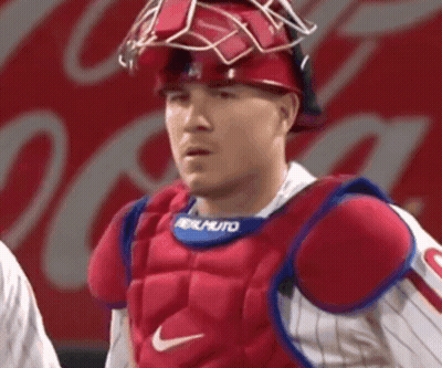 Baseball Player In Helmet And Vest Saying Aeromuto GIF