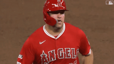 Baseball Player In Helmet Making Peace Sign GIF