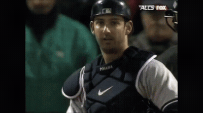 Baseball Player In Helmet With Letter B GIF