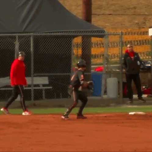 Baseball Player In Jersey Number 4 GIF