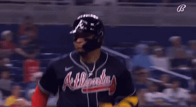 Baseball Player In Jersey Number 44 GIF