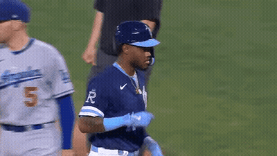 Baseball Player In Jersey With Letter R GIF