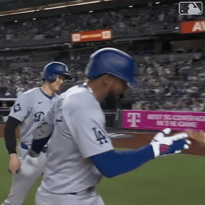Baseball Player In LA Jersey Throwing Ball GIF