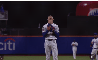Baseball Player In Mets Uniform GIF