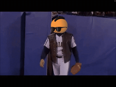 Baseball Player In Miami Vest Sunglasses GIF