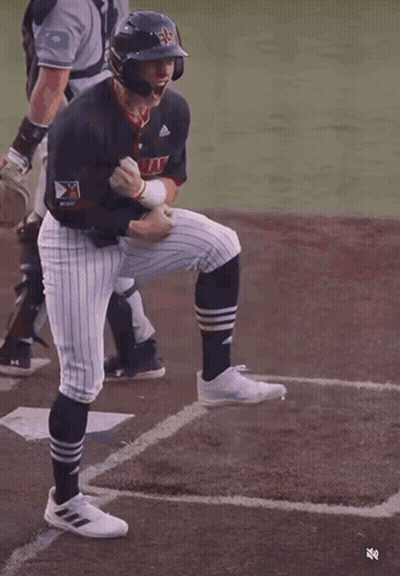 Baseball Player In New Island Jersey GIF