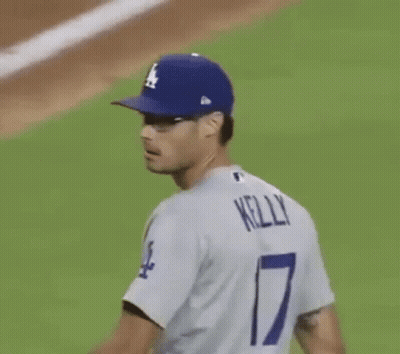 Baseball Player In Number 17 Jersey GIF