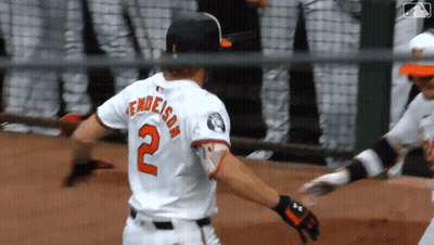 Baseball Player In Number 2 Jersey GIF