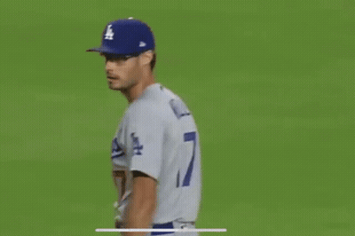 Baseball Player In Number 7 Jersey GIF