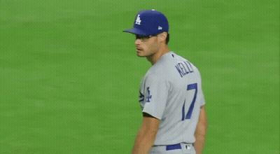 Baseball Player In Number 7 Jersey GIF
