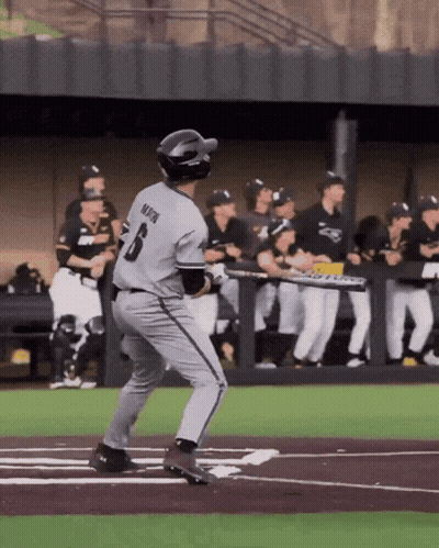 Baseball Player In Number 8 Jersey On Field GIF