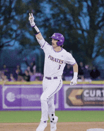 Baseball Player In Pirates Jersey Running GIF