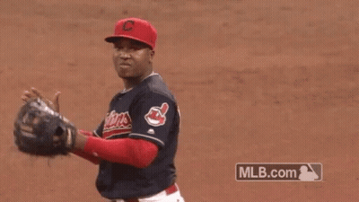 Baseball Player In Red C Hat GIF
