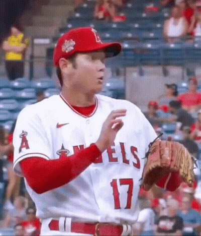 Baseball Player In Red Hat And White Jersey GIF
