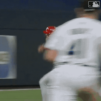 Baseball Player In Red Hat GIF