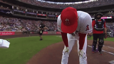 Baseball Player In Red Hat With A GIF