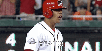 Baseball Player In Red Helmet Saying Yeah GIF