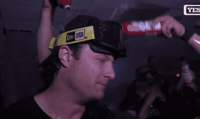 Baseball Player In Red Jersey Number 25 GIF
