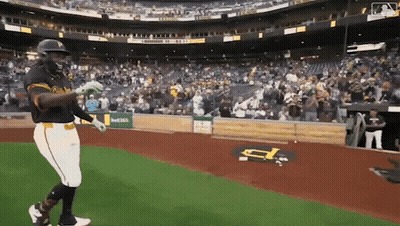 Baseball Player In San Diego Padres Uniform GIF