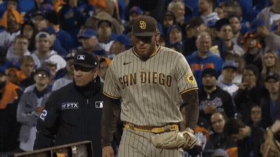 Baseball Player In San Diego Uniform GIF