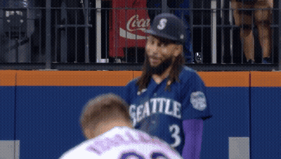 Baseball Player In Seattle Jersey GIF