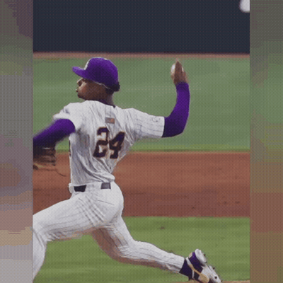 Baseball Player In Tigers Uniform GIF