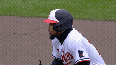 Baseball Player In Twins Jersey GIF