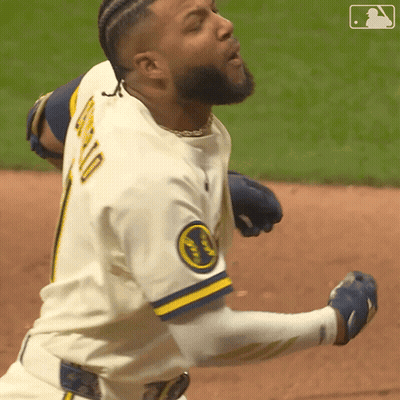 Baseball Player In White Jersey Number 1 GIF
