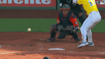 Baseball Player In Yellow Jersey Saying Busch GIF