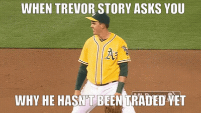 Baseball Player In Yellow Jersey With Letter A GIF