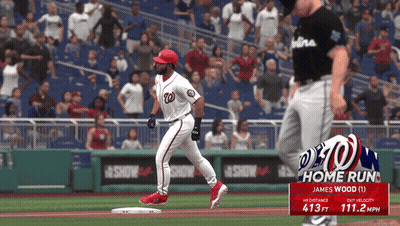 Baseball Player James Wood Running GIF