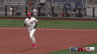 Baseball Player James Wood Running To Base GIF
