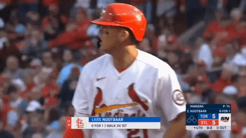 Baseball Player Lars Nootbaar GIF