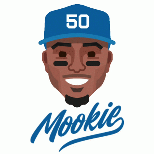 Baseball Player Mookie With Number 50 GIF