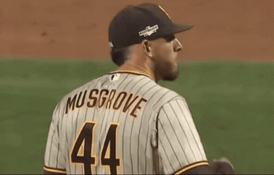 Baseball Player Musgrove Number 44 GIF