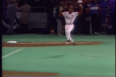 Baseball Player Number 1 GIF