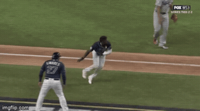 Baseball Player Number 1 Sliding Into Home Plate GIF