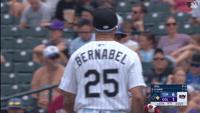 Baseball Player Number 1 Swinging At Ball GIF