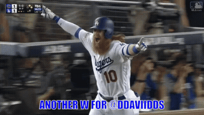 Baseball Player Number 10 Celebrates GIF