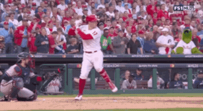 Baseball Player Number 11 Swinging At Pitch GIF