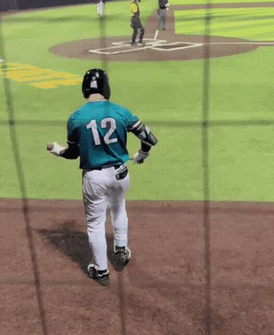 Baseball Player Number 12 On Shirt GIF
